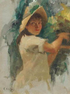 Fernando Amorsolo - Young Woman